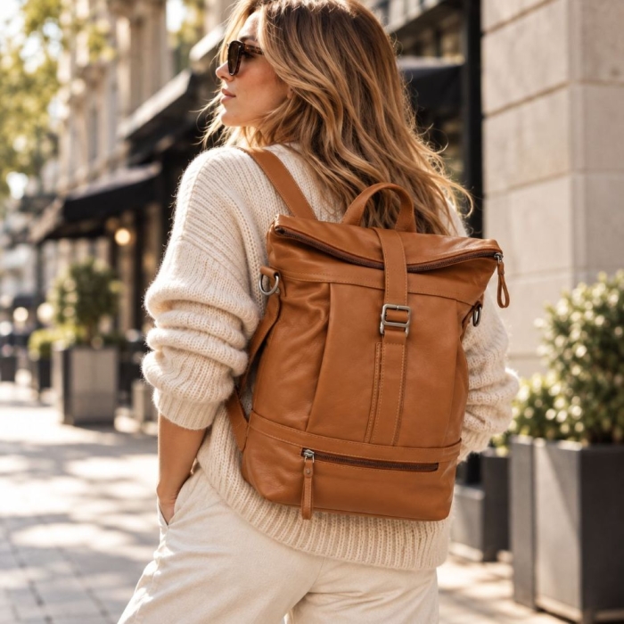 Preview: ROLLTOP BACKPACK TAN